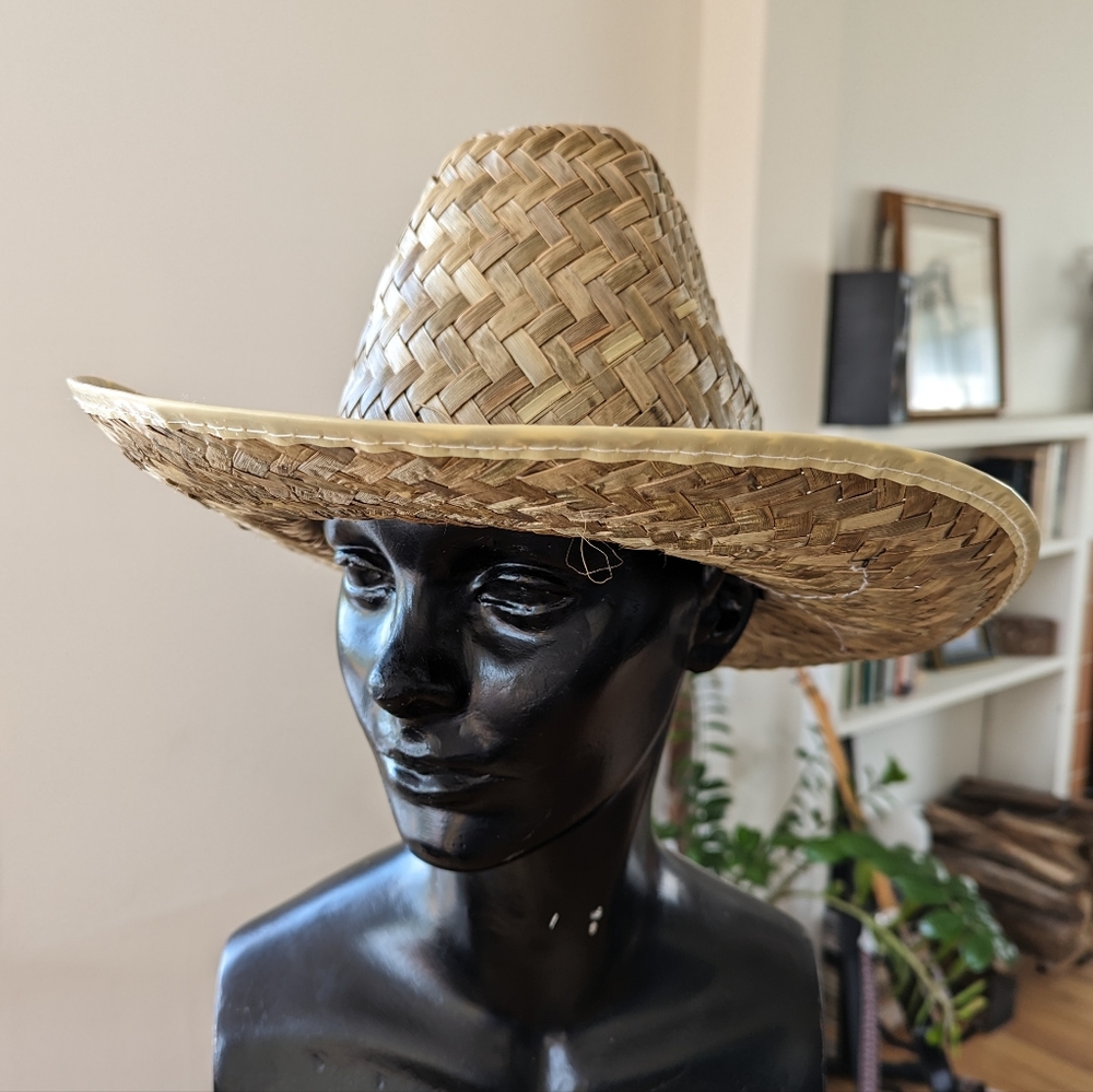 Classic Vintage Western Straw Hat